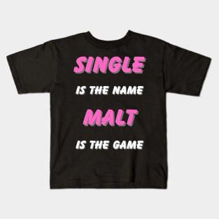 Single Malt Game Shirt Kids T-Shirt